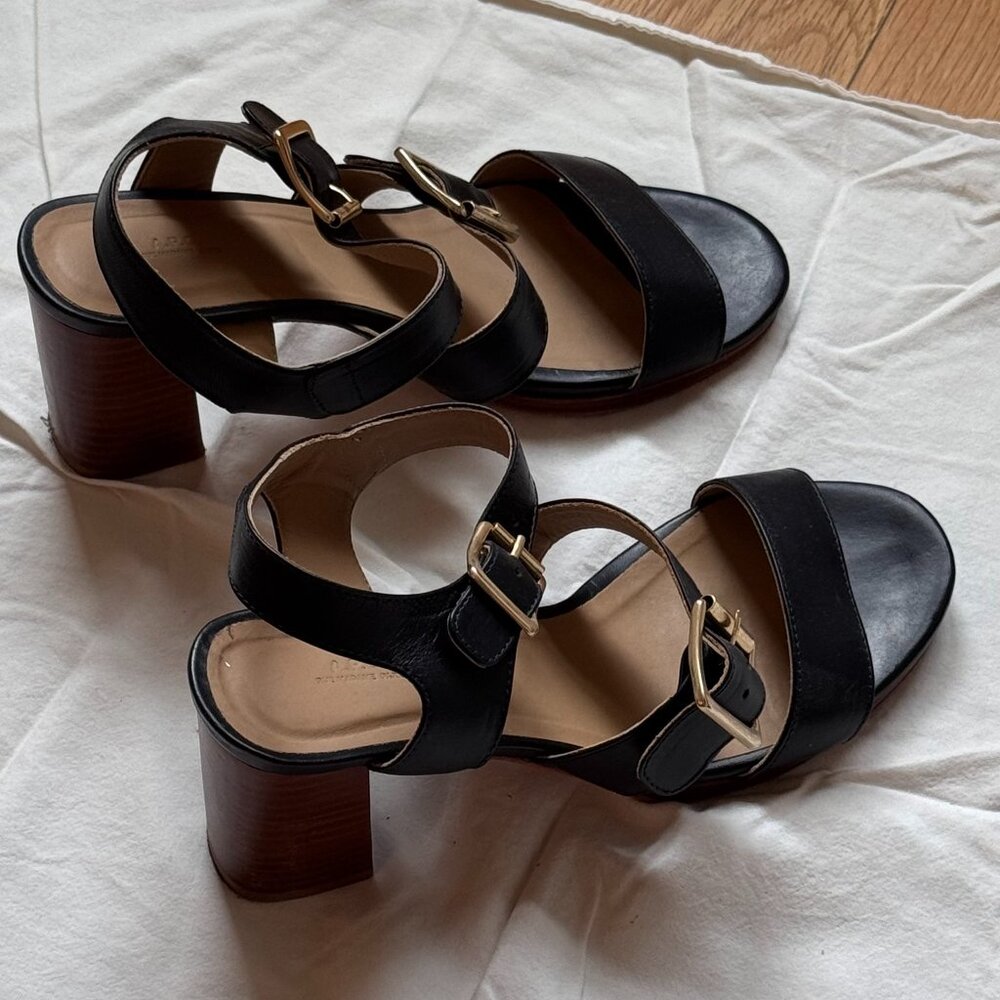 APC Black Sandal Heel EU38 /US 7.5